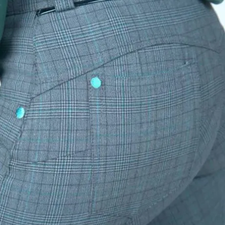 Pantalon Flag's&cup Check femme