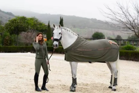 Pantalon Full Grip Evening Haze - Equestrian Stockholm