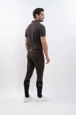 Pantalon équitation homme Barmino - Harcour - Grip genoux