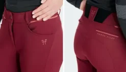 Pantalon X-Design femme Horse Pilot Bordeaux