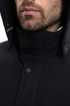 Parka chaude Achille - Harcour - Déperlant, coupe droite