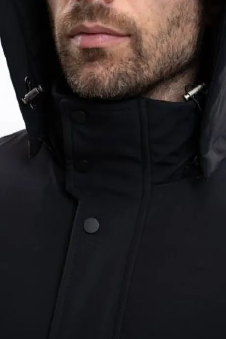 Parka chaude Achille - Harcour - Déperlant, coupe droite