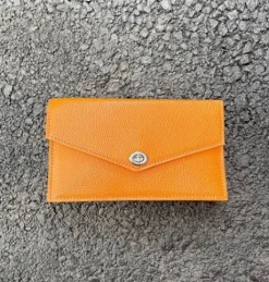 Pochette téléphone Orange - Melca Paris