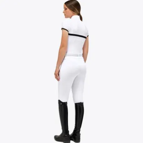 Polo compétition Mesh Jersey WHITE - CAVALLERIA TOSCANA
