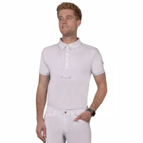 Polo concours Berno homme - QHP - tissu technique léger