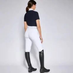 Polo de compétition Jersey zip marine - CAVALLERIA TOSCANA