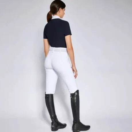 Polo de compétition Jersey zip marine - CAVALLERIA TOSCANA