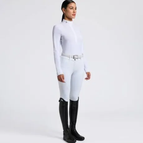 Polo de compétition plastron perforé CAD268 - Cavalleria toscana - tissu tech