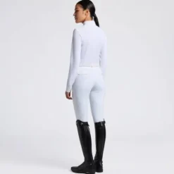 Polo de compétition plastron perforé CAD268 - Cavalleria toscana - tissu tech