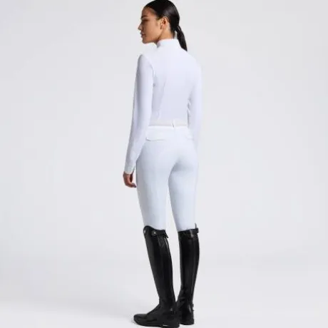 Polo de compétition plastron perforé CAD268 - Cavalleria toscana - tissu tech