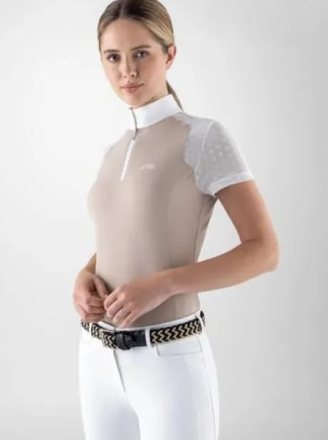 Polo de concours CALID manches courtes - EQUILINE - Confort et élégance