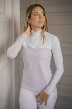 Polo de concours Debbie mesh manches longues - Pénélope collection