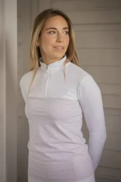 Polo de concours Debbie mesh manches longues - Pénélope collection