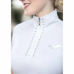Polo de concours High Function Blanc - HKM