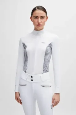 Polo de concours Houndstooth Emma - Boss Equestrian