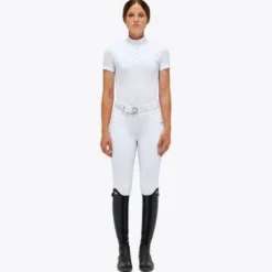 Polo de concours Jersey S/S Pleated Bib  - CAVALLERIA TOSCANA