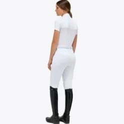 Polo de concours Jersey S/S Pleated Bib  - CAVALLERIA TOSCANA