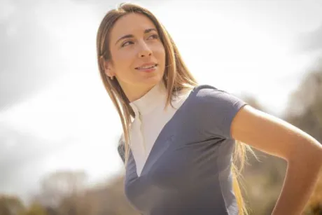 Polo de concours Las Honey - Pénélope collection - manches courtes