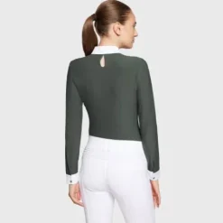 Polo de concours manches longues Aloise FW25 - Samshield - Tissu respirant