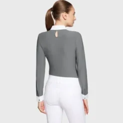 Polo de concours manches longues Aloise FW25 - Samshield - Tissu respirant