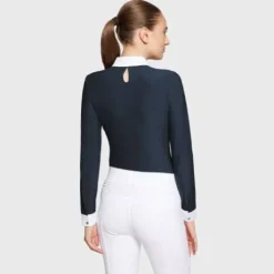 Polo de concours manches longues Aloise FW25 - Samshield - Tissu respirant