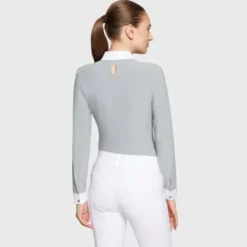 Polo de concours manches longues Aloise FW25 - Samshield - Tissu respirant