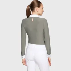 Polo de concours manches longues Aloise FW25 - Samshield - Tissu respirant