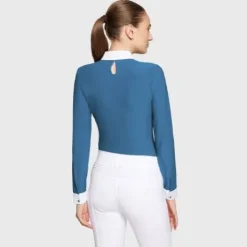 Polo de concours manches longues Aloise FW25 - Samshield - Tissu respirant