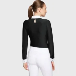 Polo de concours manches longues Aloise FW25 - Samshield - Tissu respirant