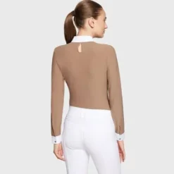 Polo de concours manches longues Aloise FW25 - Samshield - Tissu respirant