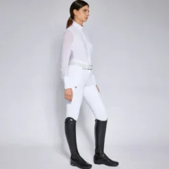 Polo de concours manches longues Polka Dot - CAVALLERIA TOSCANA