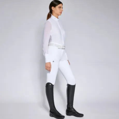 Polo de concours manches longues Polka Dot - CAVALLERIA TOSCANA