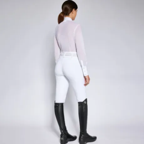 Polo de concours manches longues Polka Dot - CAVALLERIA TOSCANA