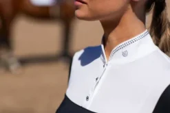 Polo de concours manches longues Revenew Black Edition - Equestrian Stockholm