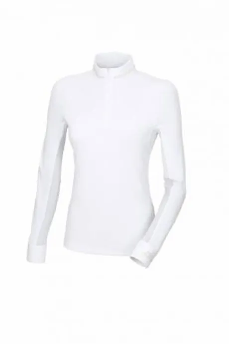 Polo de concours manches longues VIRGINIE - PIKEUR - Légèreté et respirabilité