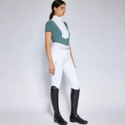 Polo de concours manches courtes Pétrole - Cavalleria Toscana