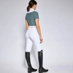 Polo de concours manches courtes Pétrole - Cavalleria Toscana