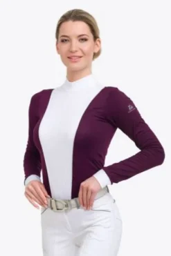 Polo de concours QUEEN - Cavalliera - Manches longues