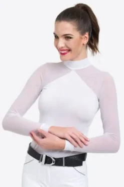 Polo de concours équestre MARIELLE - Cavalliera - Manches longues