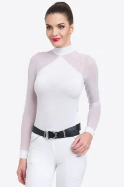 Polo de concours équestre MARIELLE - Cavalliera - Manches longues