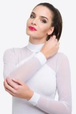 Polo de concours équestre MARIELLE - Cavalliera - Manches longues