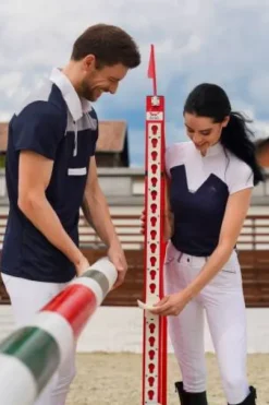 Polo de concours équestre MOSAIC - Cavalliera - Manches courtes