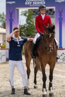 Polo de concours équestre MOSAIC - Cavalliera - Manches courtes