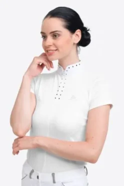 Polo de concours équestre DIVA - Cavalliera - Manches courtes