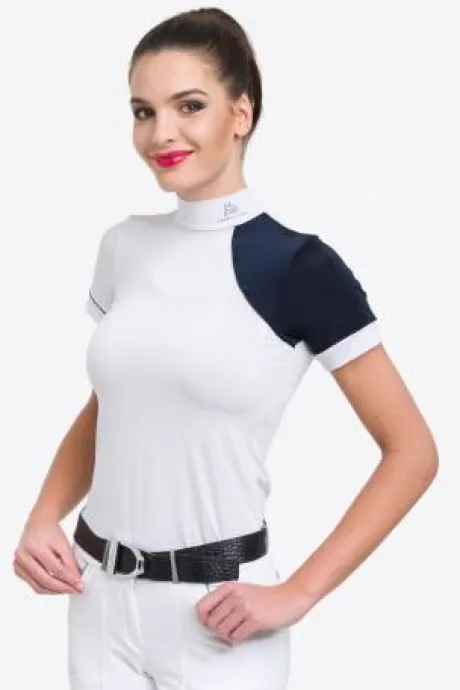 Polo de concours équestre SIMPLY DAME - Cavalliera - Manches courtes