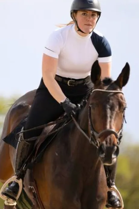 Polo de concours équestre SIMPLY DAME - Cavalliera - Manches courtes