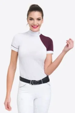 Polo de concours équestre SIMPLY DAME - Cavalliera - Manches courtes