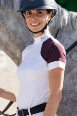 Polo de concours équestre SIMPLY DAME - Cavalliera - Manches courtes