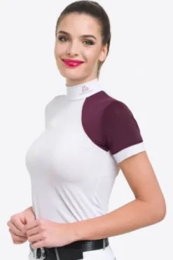 Polo de concours équestre SIMPLY DAME - Cavalliera - Manches courtes