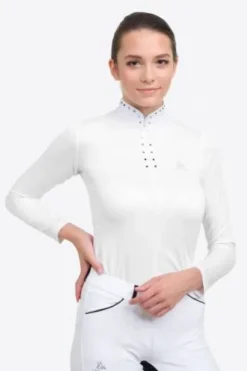 Polo de concours équestre DIVA - Cavalliera - Manches longues